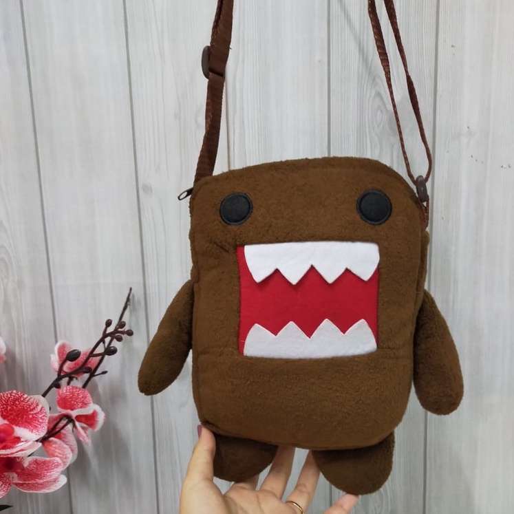 Toysopedia Tas Domo/Slingbag Tas Slempang Domo/Tas Ransel Backpack Karakter