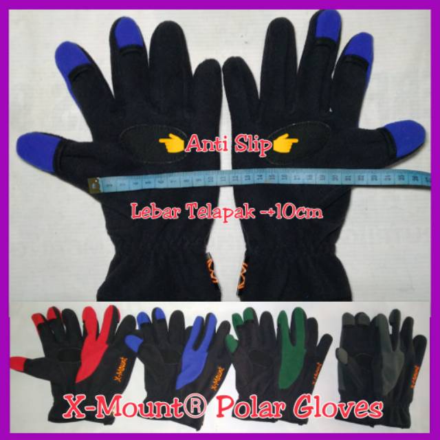 Sarung tangan gunung Polar Gloves full finger 06 CAMPING MOTOR SEPEDA
