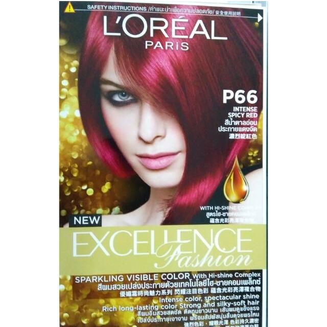 Loreal Excellence Cat Rambut no P66 Intense Spicy Red