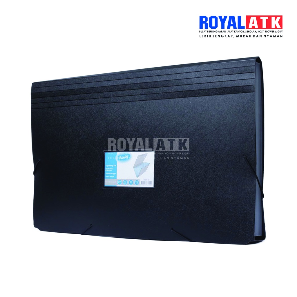 

Map Expanding File Folio Bantex FC/F4 12 Pocket 3601 Map Harmonika F4 - 10 Black