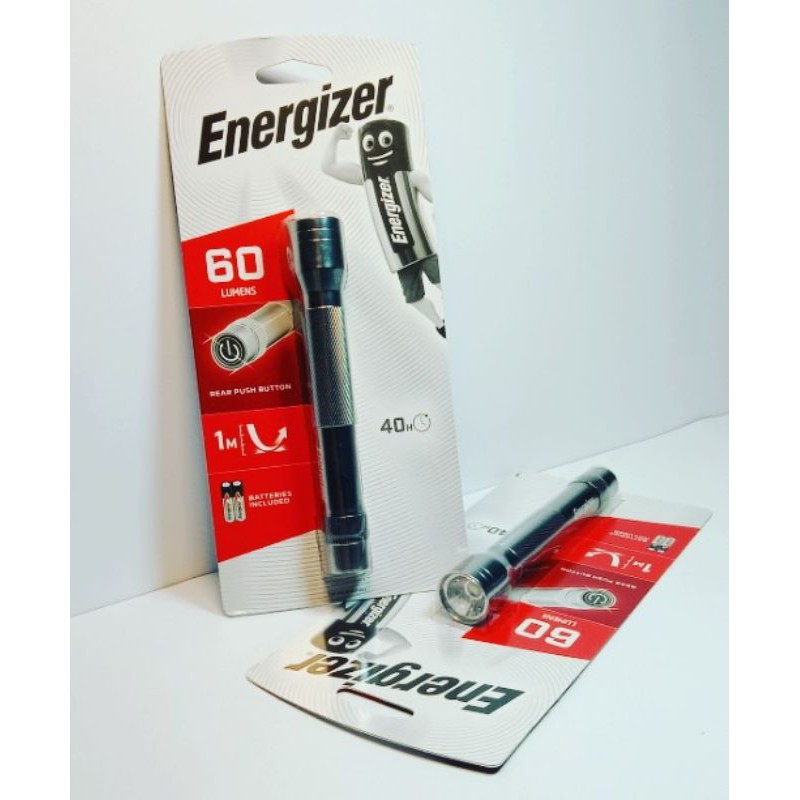 SENTER LED 2 BATERAI - 2XAA / METAL LED LIGHT - ENERGIZER LCM2A4