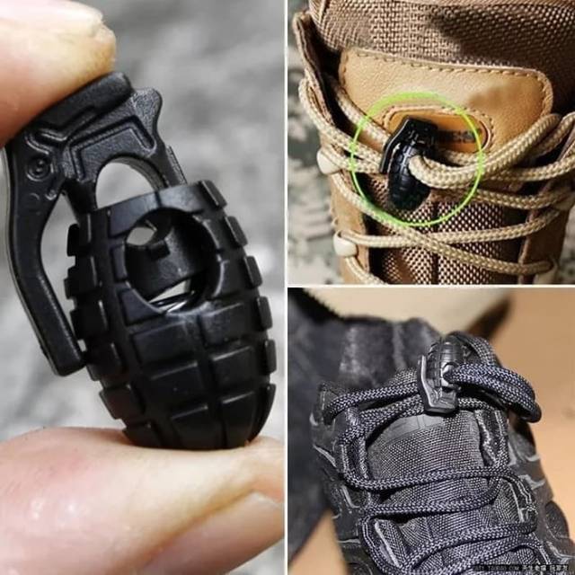 AKSESORIS BUCKLE STOPPER PENGENCANG PENJEPIT TALI SEPATU TAS GELANG