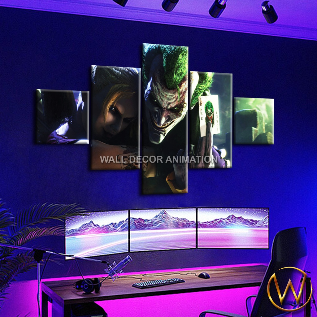 [Wall Decor Animation] 1 SET Hiasan Dinding Panel JOKER / Wall Decor / Dekorasi Rumah / Dekorasi Din