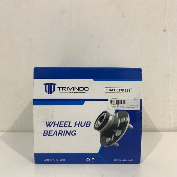 Wheel hub nap roda belakang New Altis ABS 3DACF027F13S Trivindo