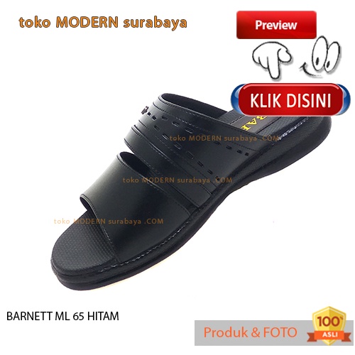 BARNETT ML 65 HITAM sandal pria casual slide