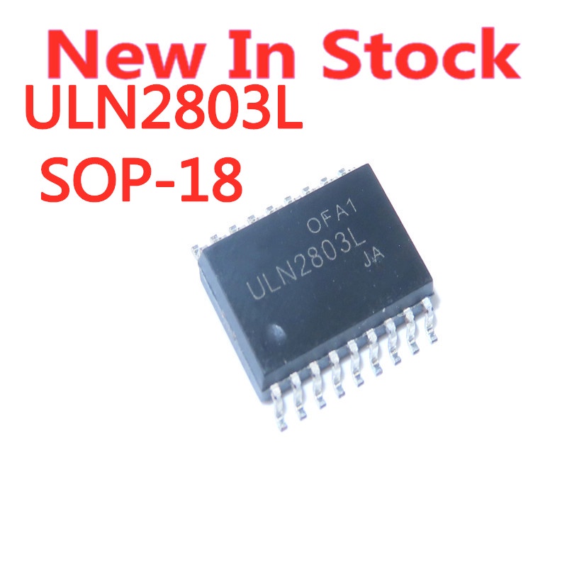 [xqx] 5pcs/lot ULN2803AG ULN2803L ULN2803 SOP-18 chip IC driver Darlington 8 Arah Dalam Stok IC Asli Baru