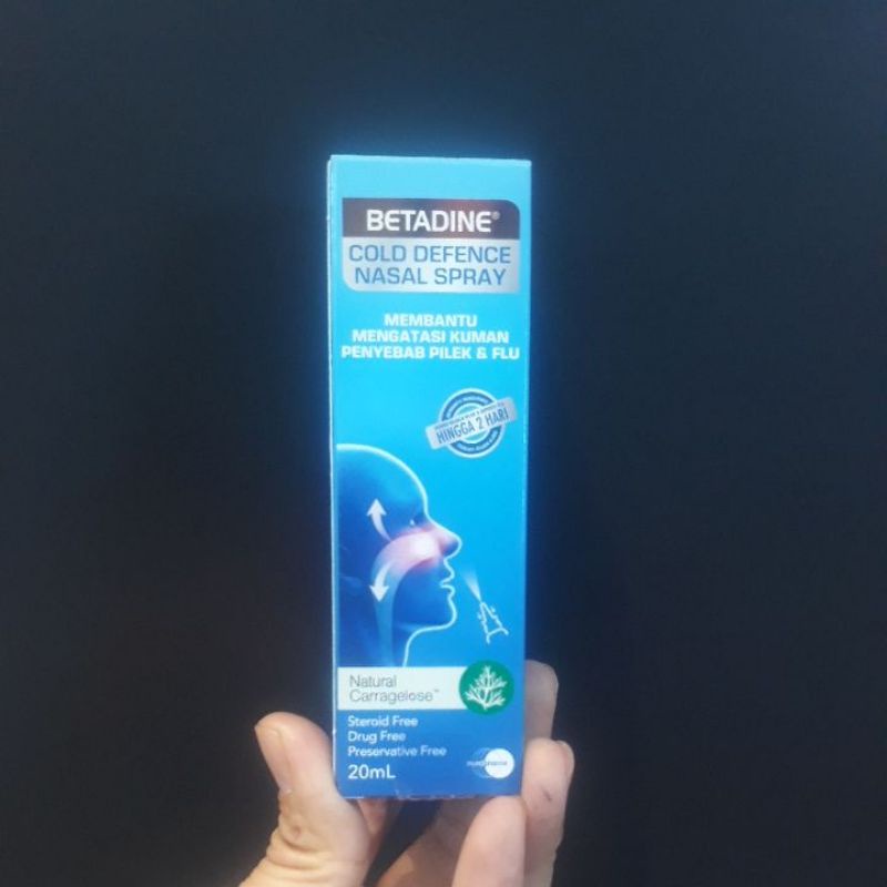 betadine cold defence nasal spray