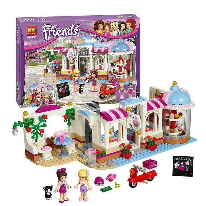 LEGO FRIENDS COMPATIBLE BLOCK BELA 10496 Heartlake Cupcake Cafe