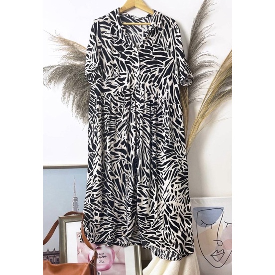 Monki Midi Button-up Shirt Dress