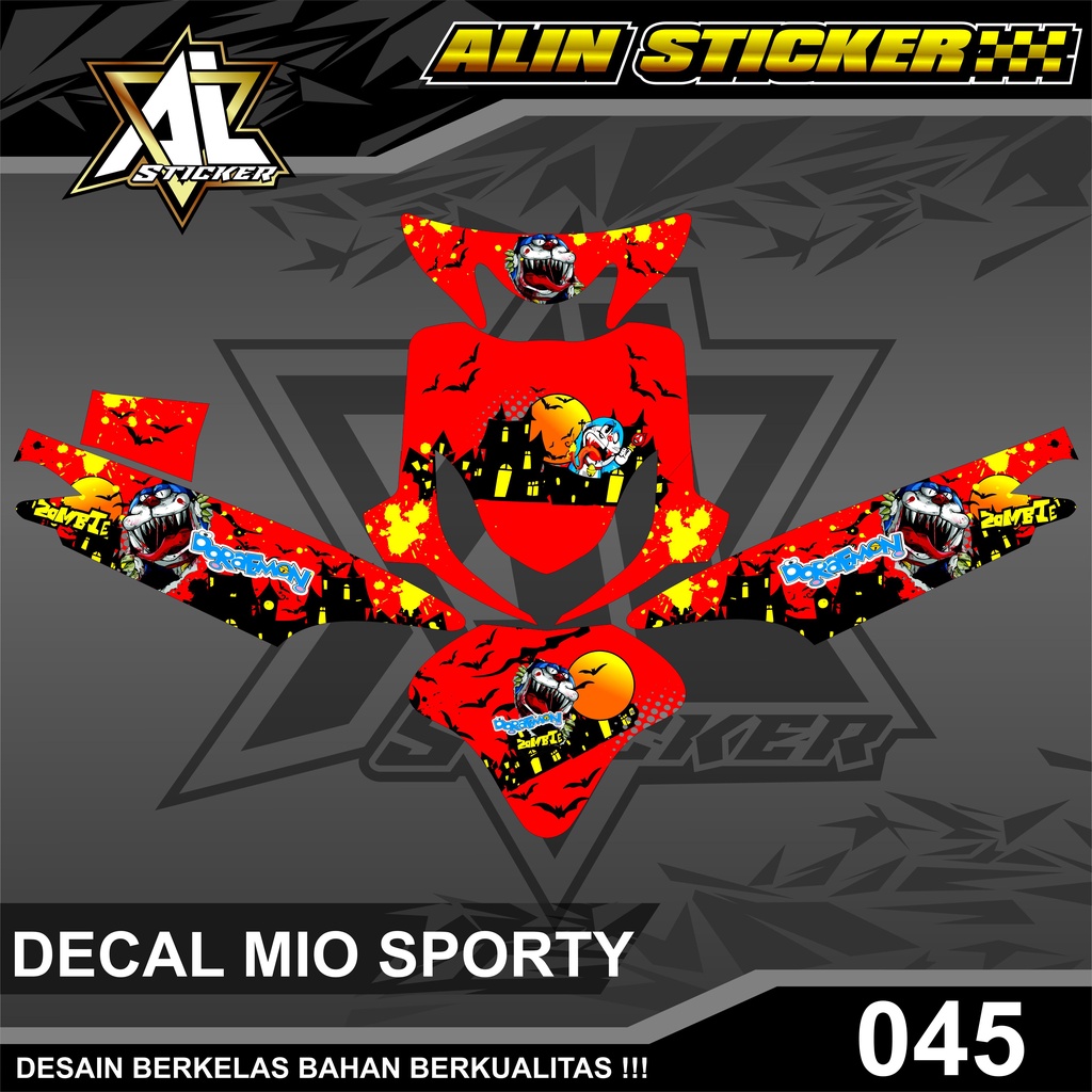 1025 Decal Yamaha Mio Sporty - Decal Mio Sporty Full Body