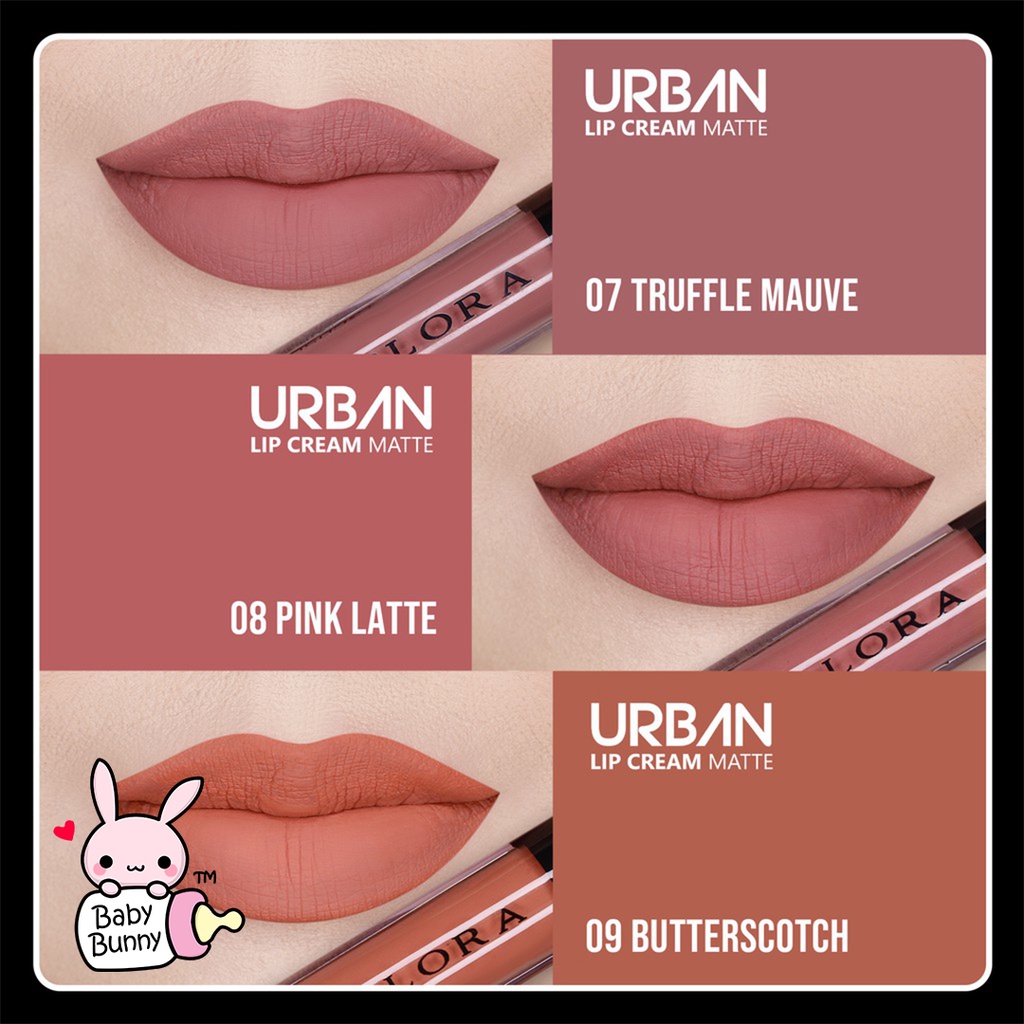 ❤ BELIA ❤ IMPLORA ✔️BPOM Urban Lip Cream Matte Velvet ( lipcream Lipstick Lipstik)