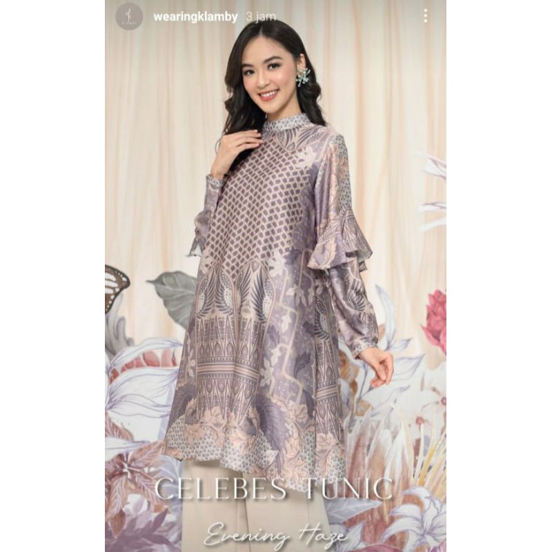 PRELOVED Celebes Tunik in Evening Haze