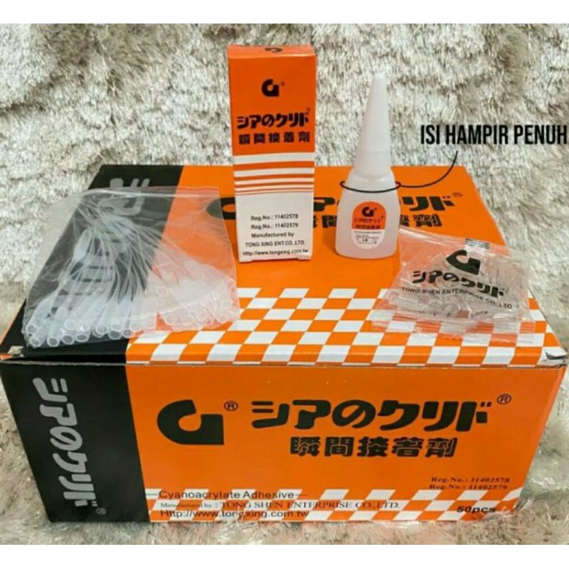 

Lem G Korea Kualitas Super Alteco Fulloc Multifungsi Super Glue Besi Power Glue