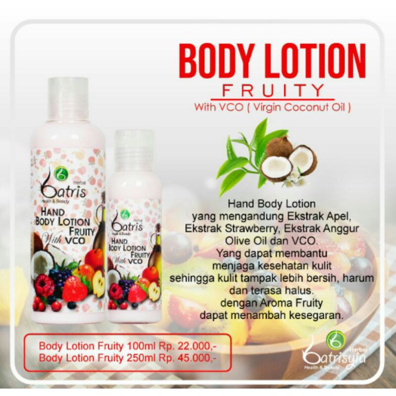 Body Lotion Fruit