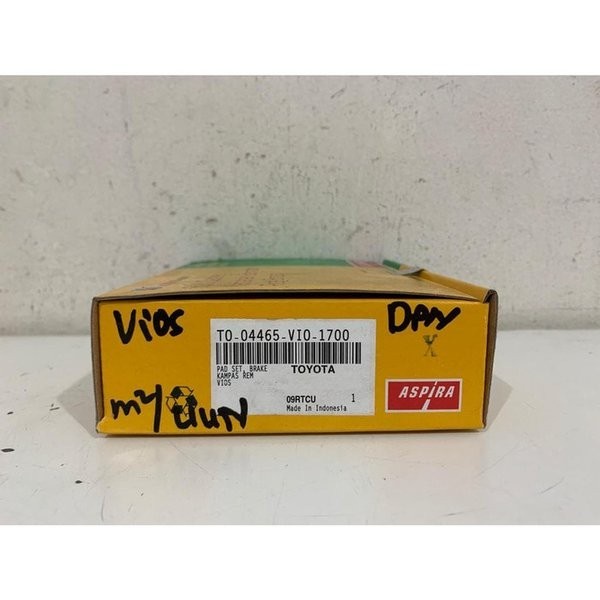 Brake Pad Kampas Rem Depan Toyota Vios T0-04495-VIO-1700 Aspira