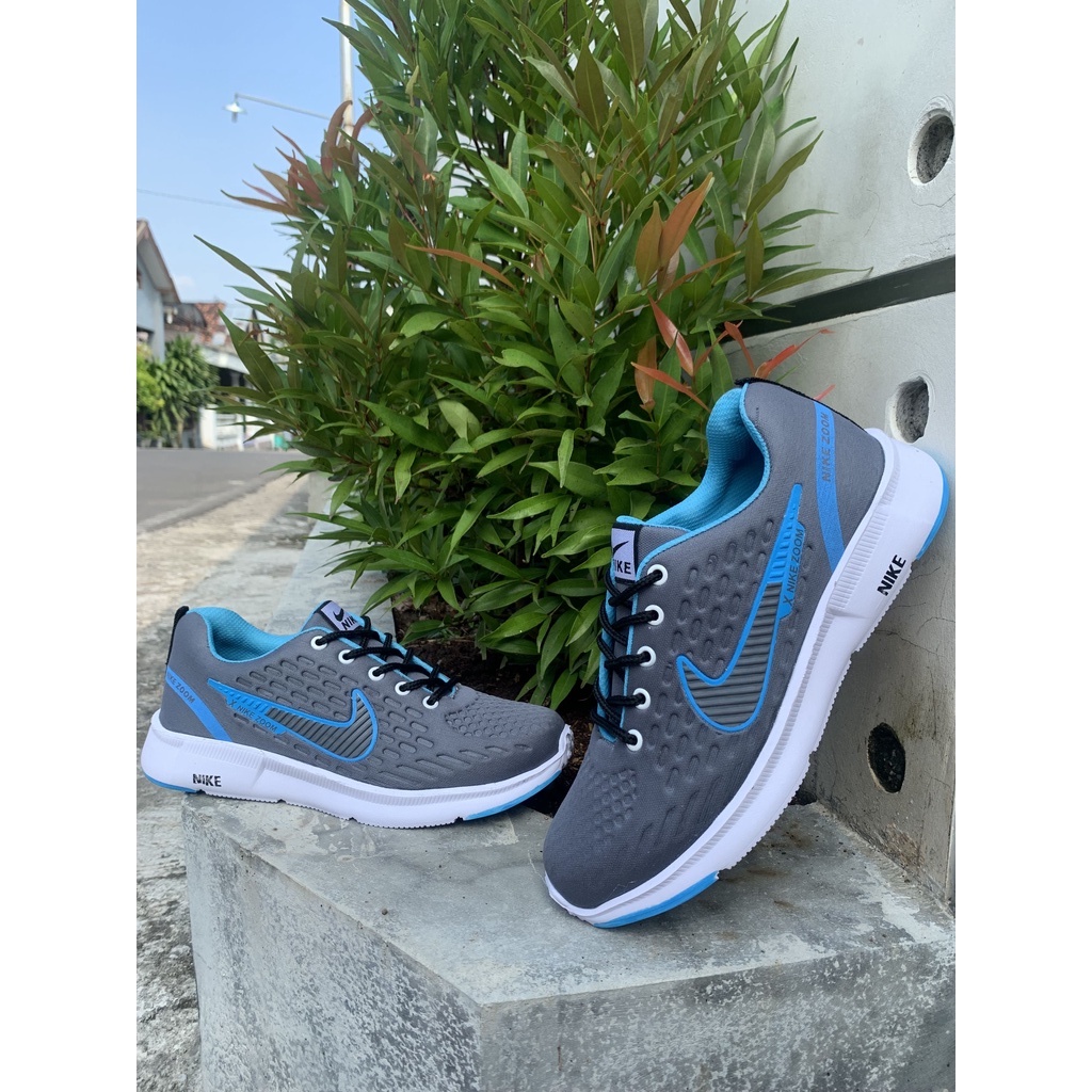 Sepatu Kets Pria Wanita Sneakers Olahraga Running Jogging NK WARNA