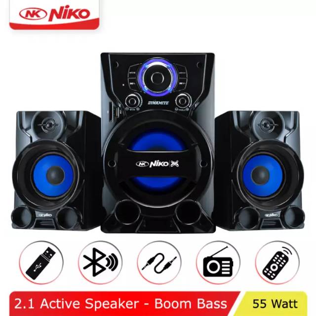 SPEAKER AKTIF BLUETOOTH NIKO SLANK DYNAMITE