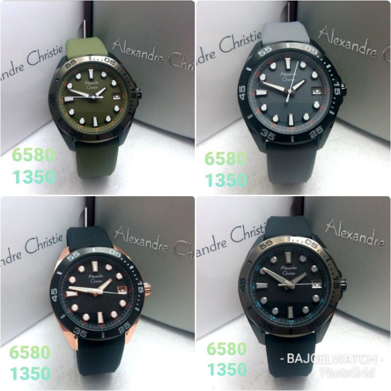 New  Alexandre Christie Pria AC 6580 MD || AC6580 Strap Rubber