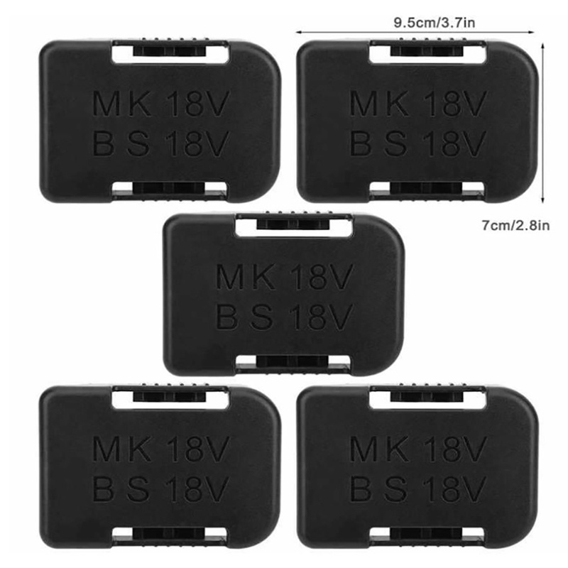 (LUCKID) Rak Holder Penyimpanan Baterai Makita / Bosch 18V