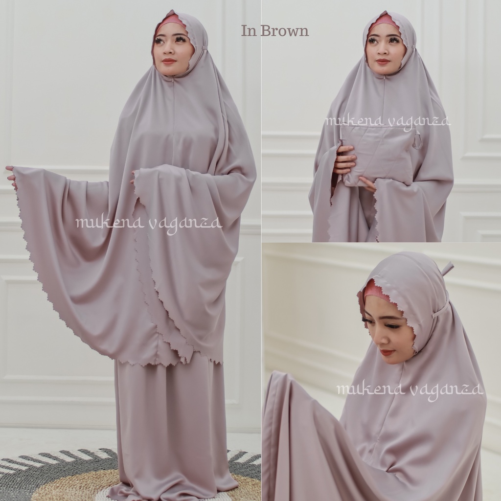 Mukena Dewasa Daily Pastel Lasercut terbaru