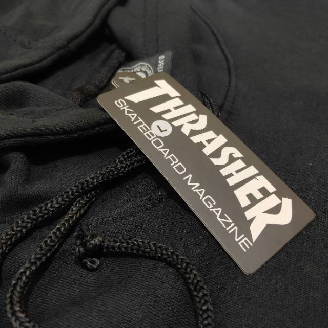 Sweater Hoodie Trasher Mag Flame FullTag &amp; Lebel