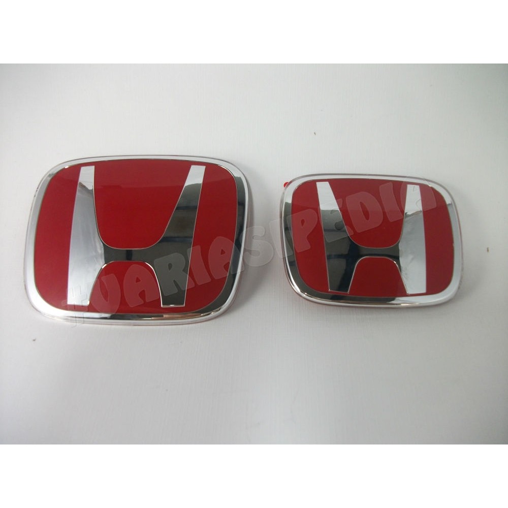 Emblem Logo Paket Honda Merah Brio ORI Depan Belakang