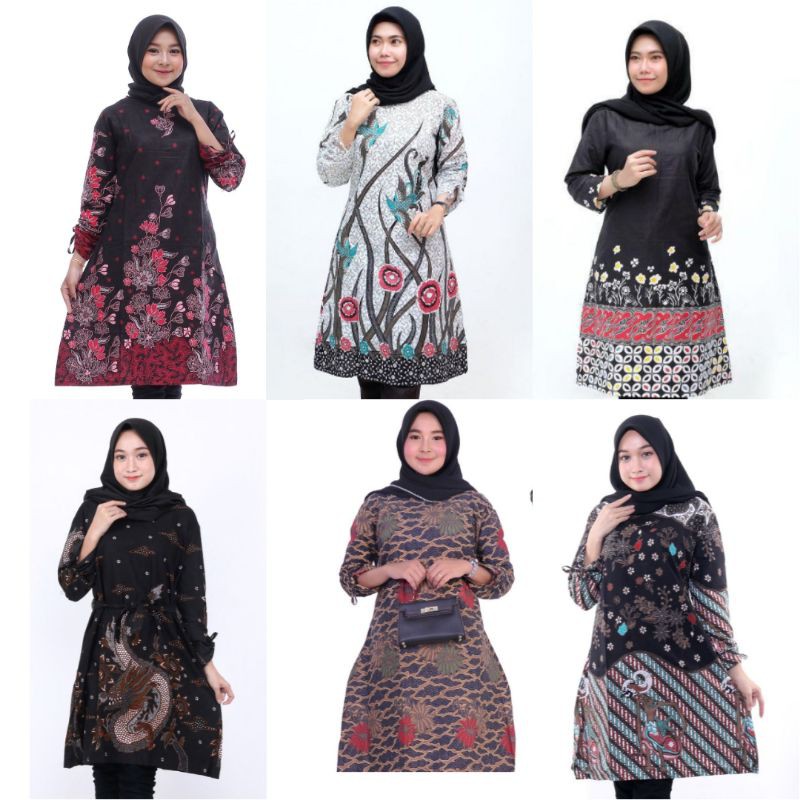 Toko Grosir Cod. Tunik Batik Serut Busui Resleting Depan Terlaris y98JQBkupGGp6Ze