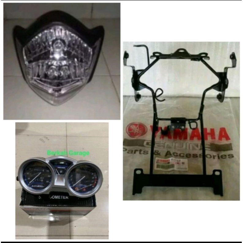 Paket Vixion 2010 2011 2012 Reflektor Vixion Old Lama + Spidometer Vixion Plus Breket Lampu Vixion O