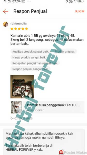 OSAMILK DAN YOSAMILK PREMIUM PENGGEMUK BADAN