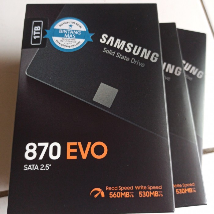 SAMSUNG SSD 870 QVO 500GB SATAIII 2.5INCH SPEED UPTO 560MBPS ORIGINAL GARANSI RESMI