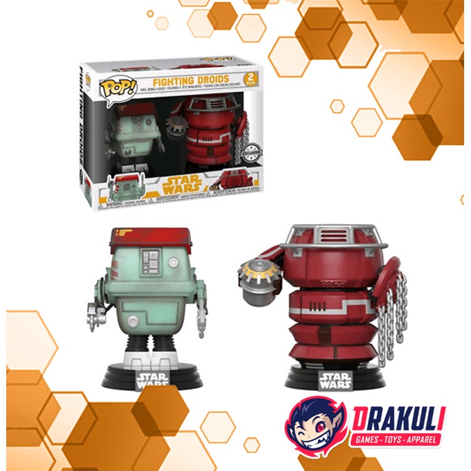 Toys Funko Pop! Star Warms – Fighting Droids (2 pack)