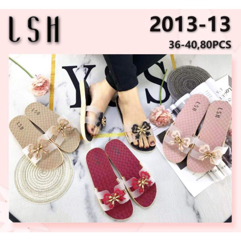 Sandal Slop wanita pita LSH 2013-13