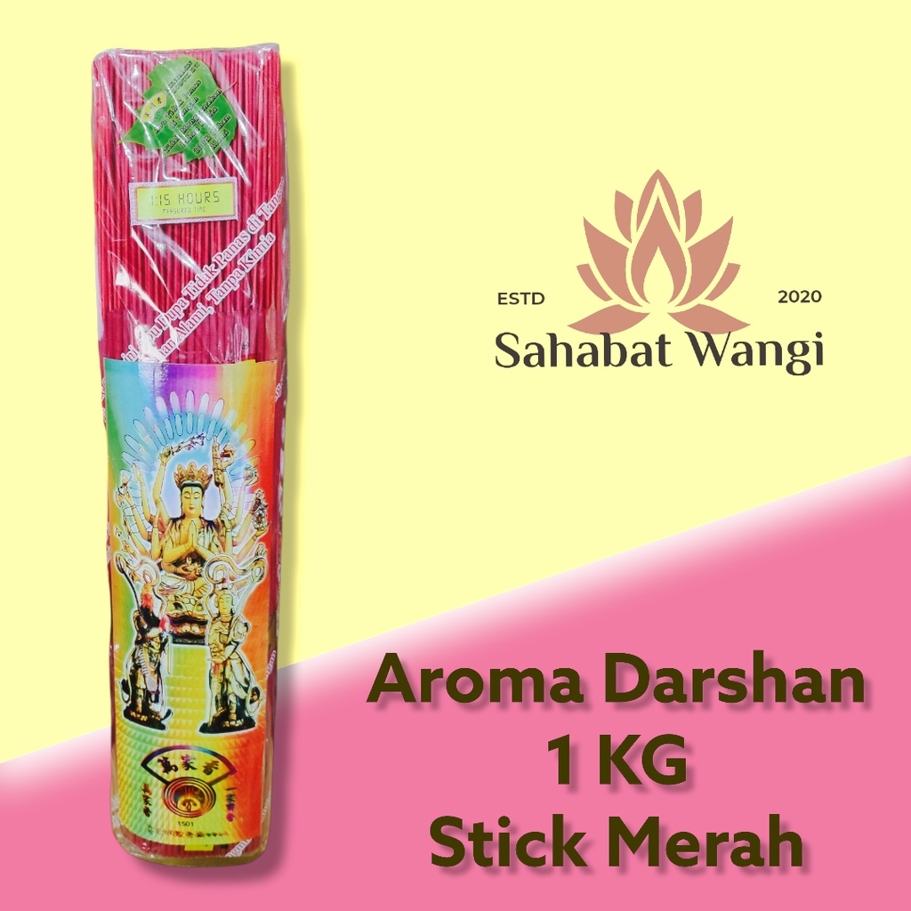 Dupa Hio Kiloan  Aroma Darshan 1501 Stick Merah (1kg)