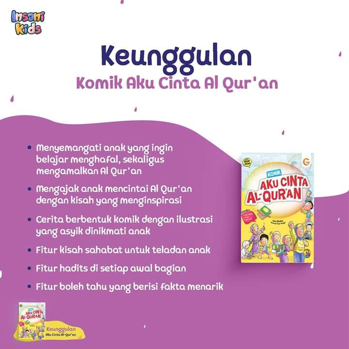 Buku Komik Aku Cinta Al- Qur`an - Gema Insani 100% Original