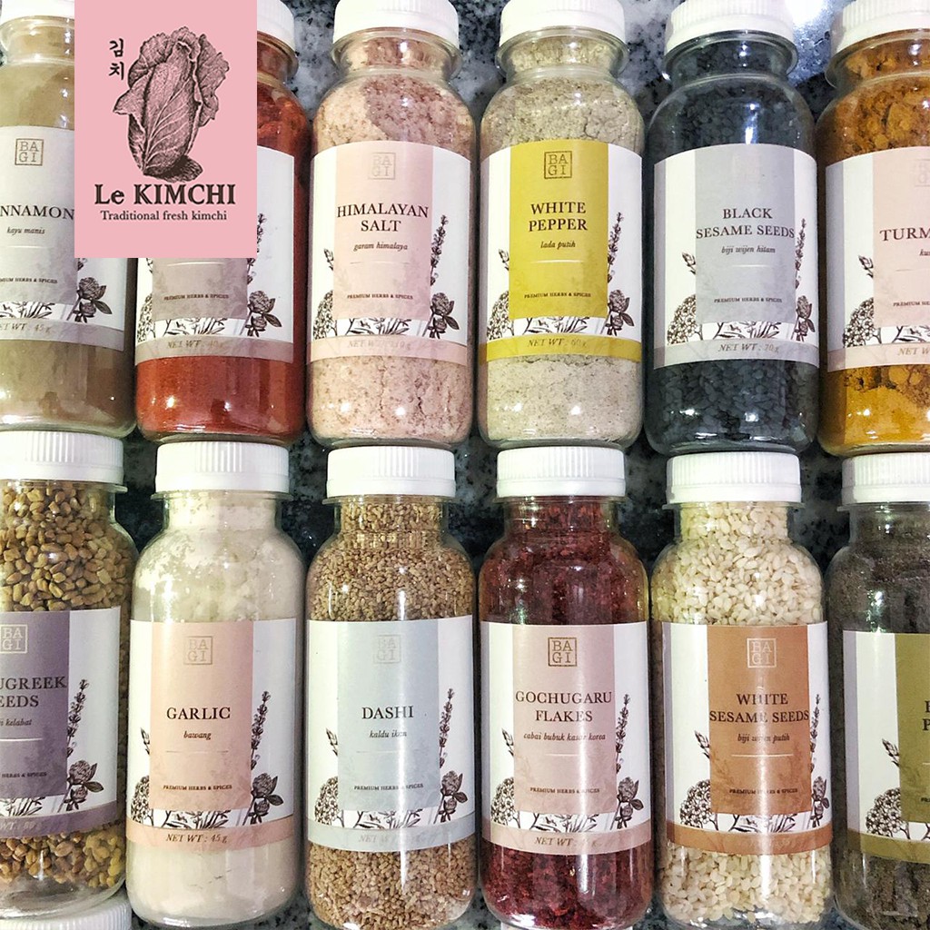 

Rempah Bumbu Dapur PREMIUM - Bubuk Kunir/Jahe/Lada/Kayu Manis/Kaldu/Pala BAGI