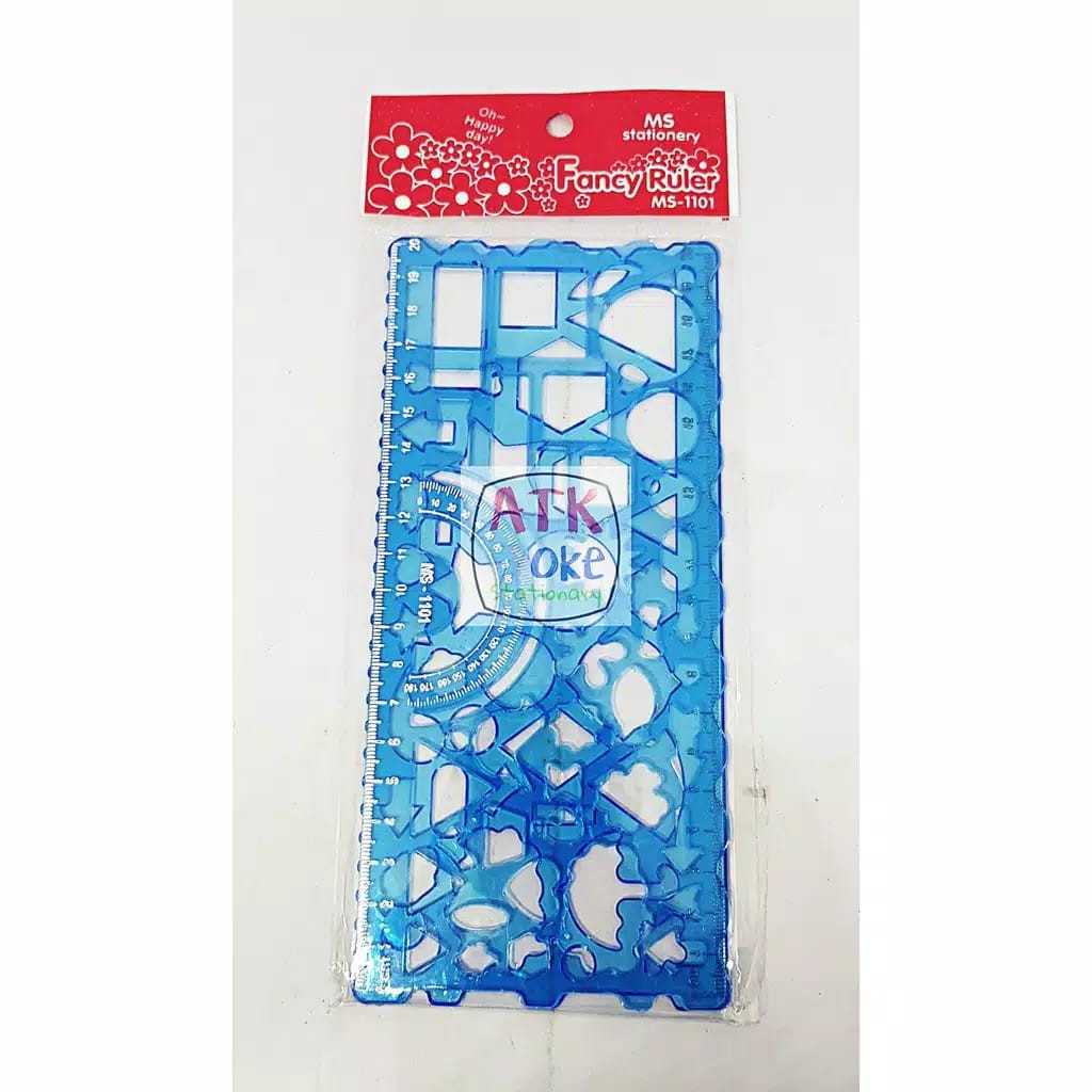 

Penggaris Fancy Ruler MS-1101
