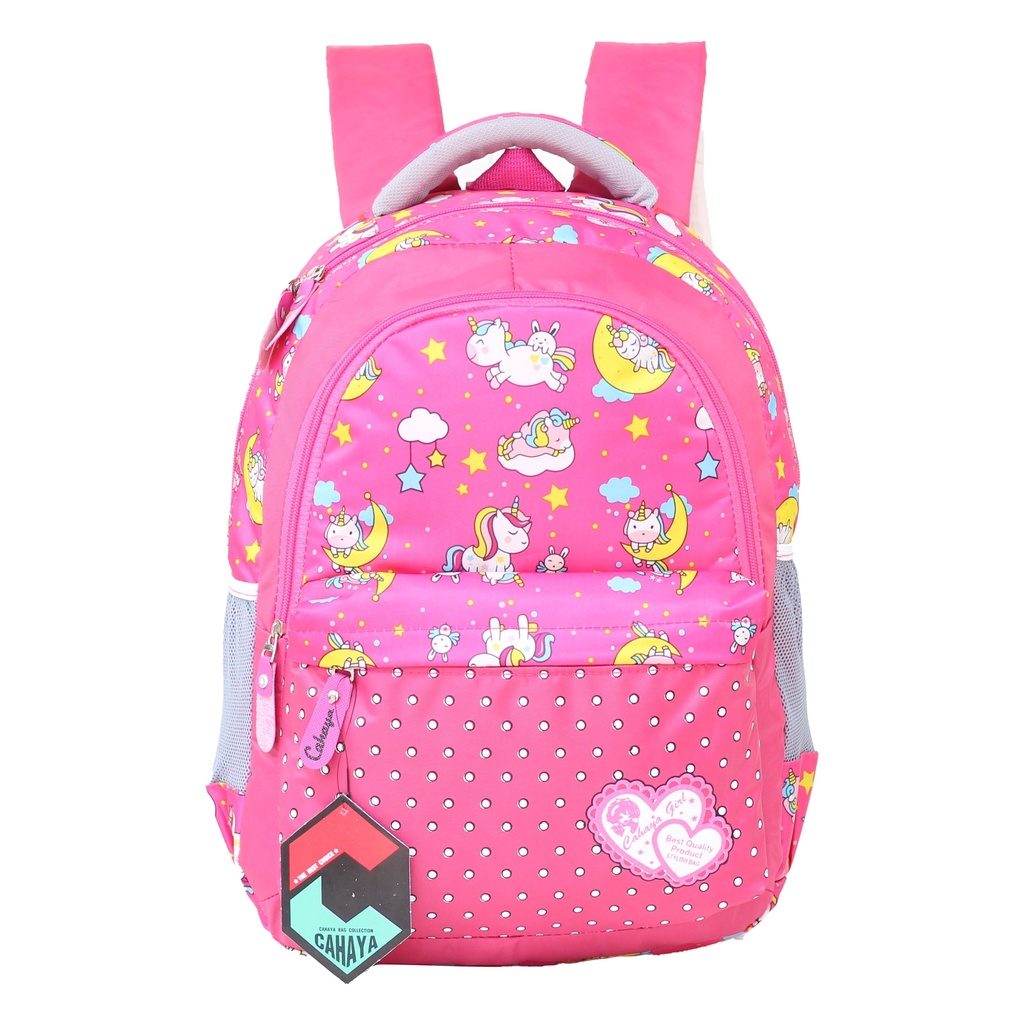 Tas Cewek Lucu Fashionable SD SMP TERMURAH Karakter Little Pony Pink Berkualitas Ransel Gendong Anak Tas Anak Perempuan Cahaya Unicorn Backpack Impor Kualitas Bagus Kuat Awet Tahan Lama Tas Ngaji Piknik Les TPA TPQ