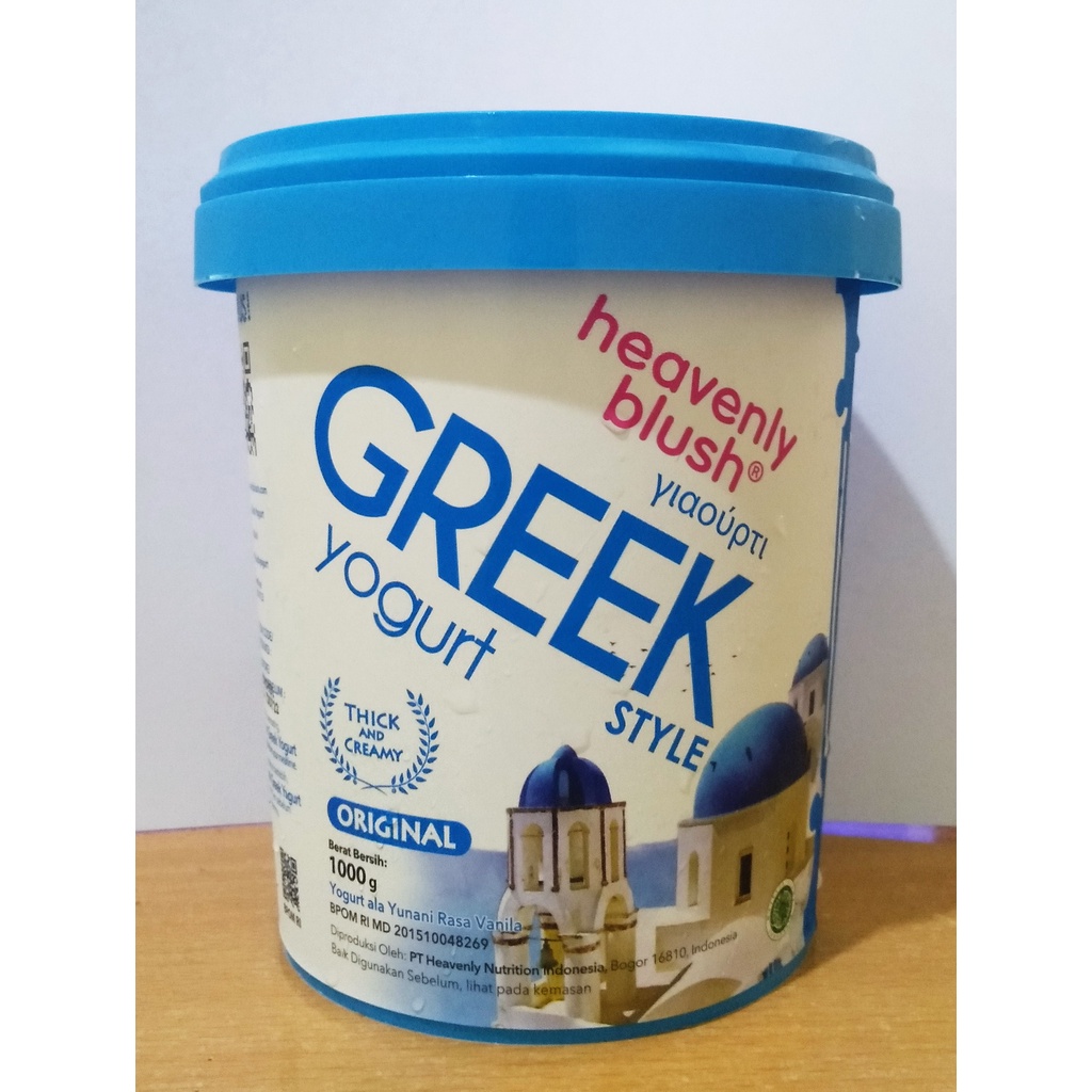 Jual Heavenly Blush Yogurt Greek Original 1 kg Shopee Indonesia