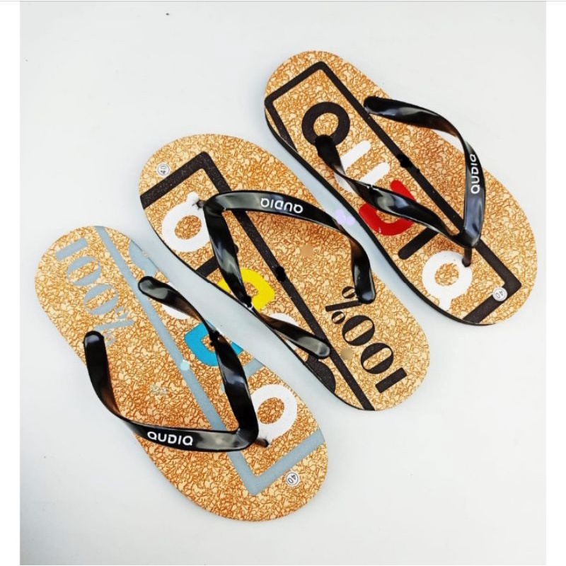 sandal jepit casual pria qudiq odio