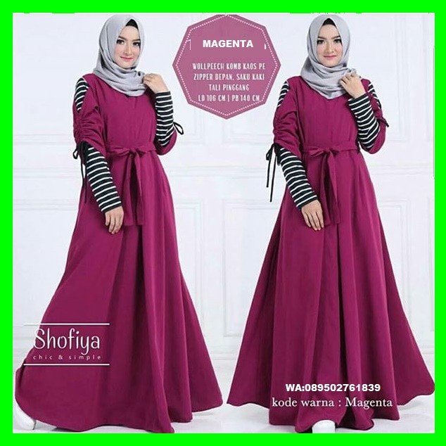 GAMIS SYARI ANNAJAH CAPUCCINO 900GR 110 140 ALLSIZE GAMIS SYARI BUSUI CADAR CREPE HQ POLOS MURAH I.