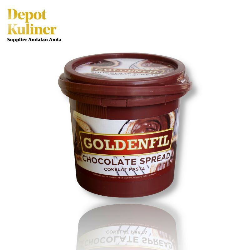 Goldenfil Chocolate Spread 1 kg / Goldenfill Cokelat Golden Fil Selai Coklat Pasta 1KG