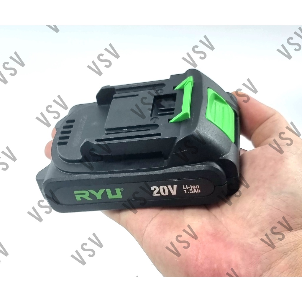 RYU Battery 20Volt 1.5Ah Baterai Untuk Semua Mesin Cordless RYU 20V