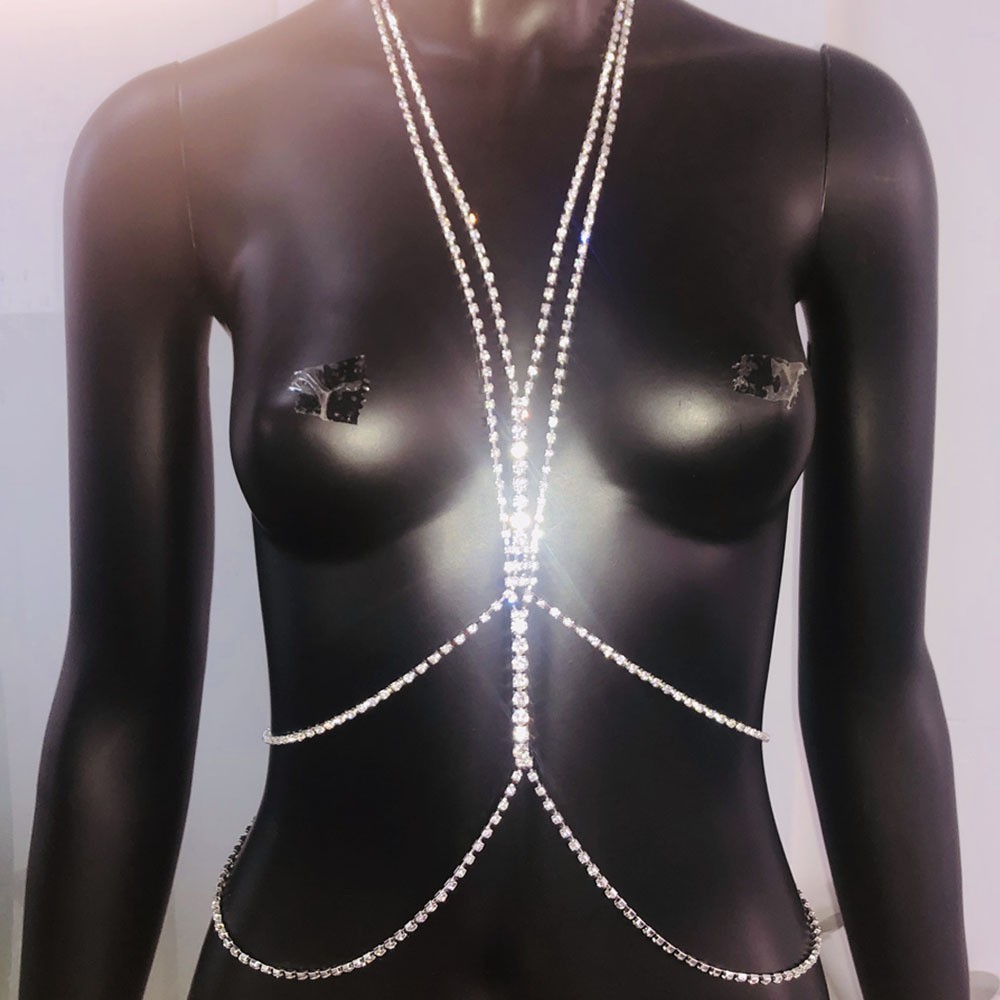 Body Chain Shiny Sexy Lingerie 8233