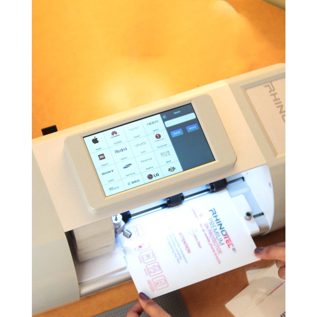 Rhinotec Paket Usaha Mesin Pemotong Anti Gores Handphone Hydrogel