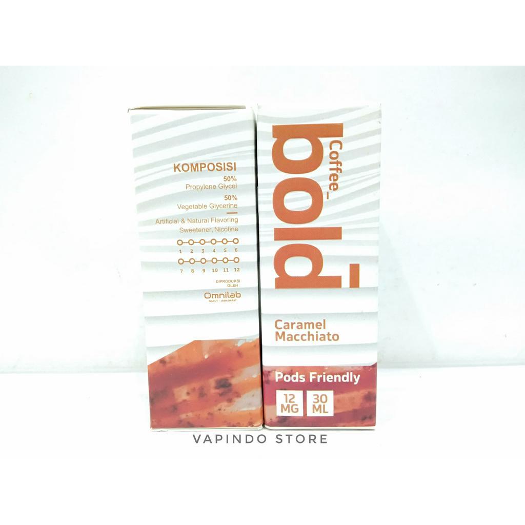 PODS FRIENDLY BOLD COFFEE CARAMEL MACCHIATO 30ML 12MG BY JOSS OMNI LAB