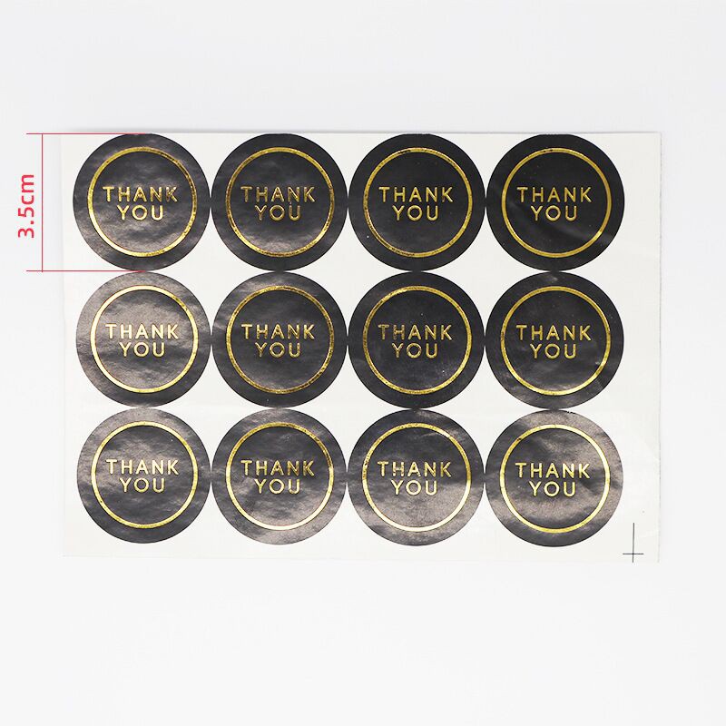 

Hitam Inggris HAND MADE Cake Box Bag Sealing Sticker Sticker 120 tambalan kecil