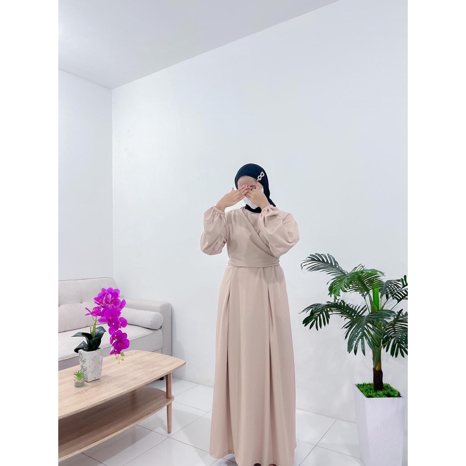 gamis hana / gamis renda / 9011