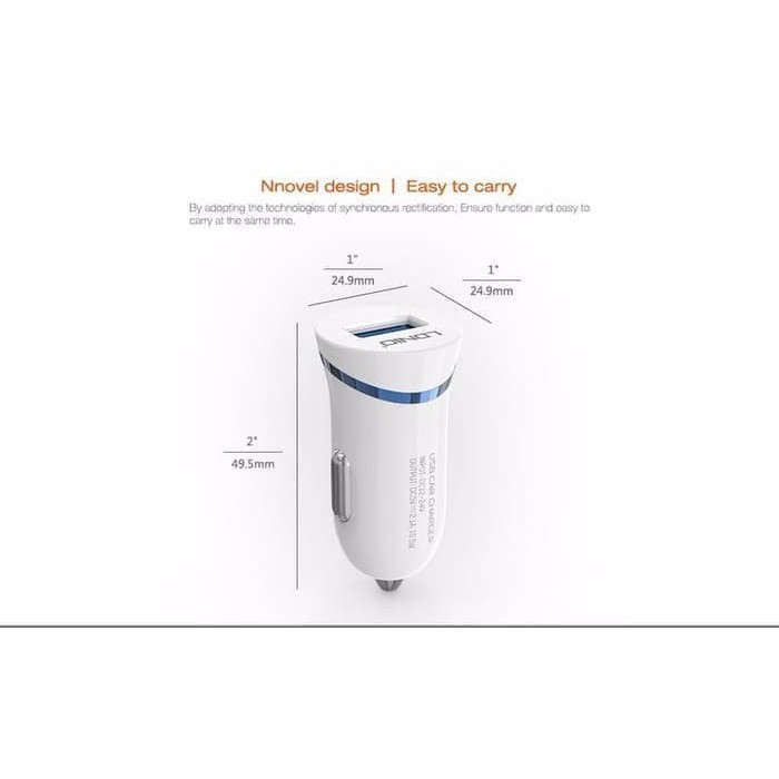 CAR CHARGER LDNIO DL-C12 ORIGINAL