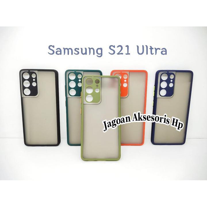 Bumper AERO CASE Samsung S21 Ultra 5G 6.8 inch Hardcase My Choice List Warna Matte