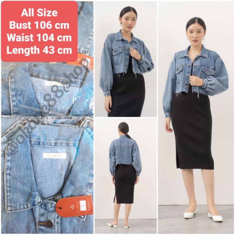 Claryn Ishka Jacket Light Washed Claryn The Label Jacket